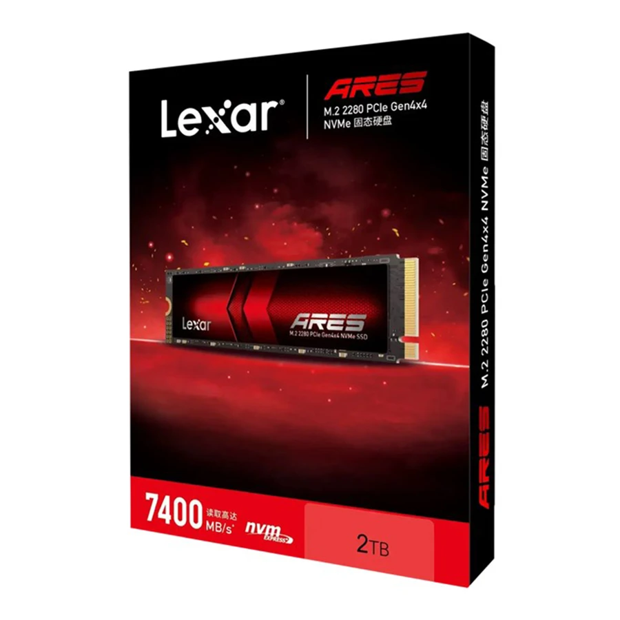 اس اس دی اینترنال لکسار مدل ARES  2TB GEN4 7400MHz
