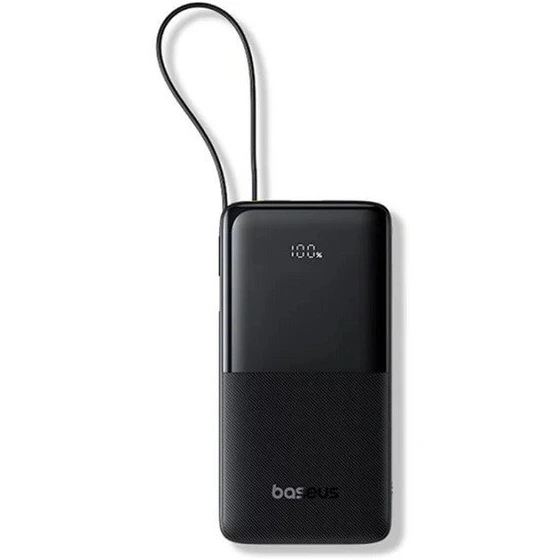 پاوربانک باسئوس مدل P10077101113-00 ظرفیت 10000 میلی آمپر ساعت